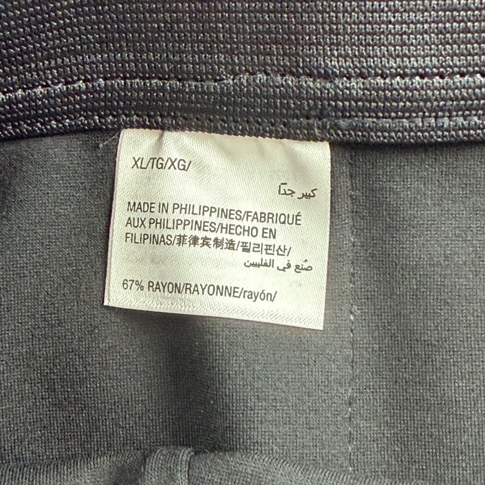 INC International Concepts Womens XL Black Zip Front Mini Skirt Contrast Stitch - Picture 5 of 7